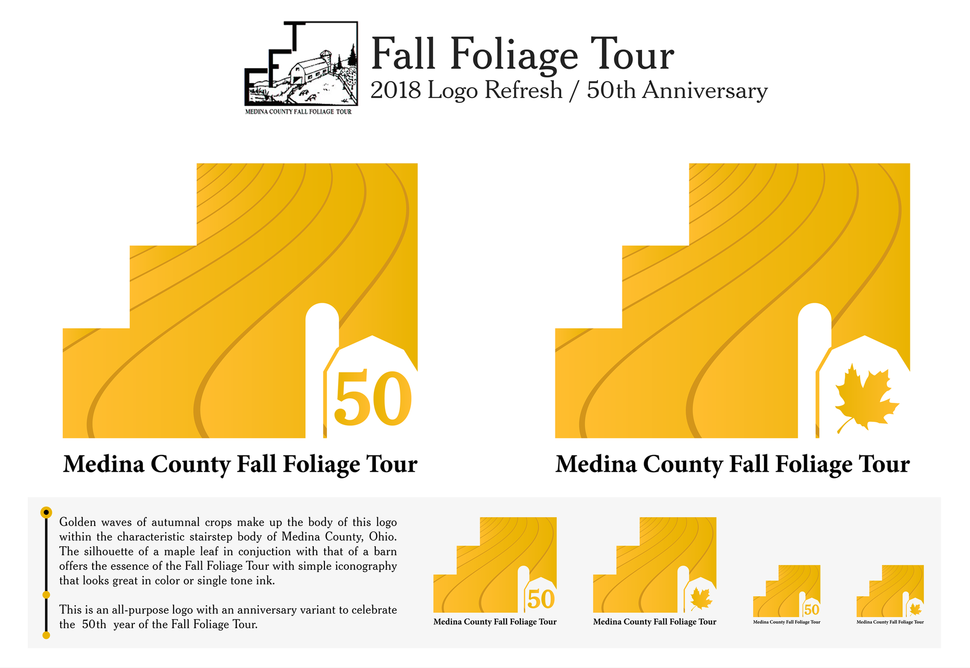 Design Process Medina County Fall Foliage Tour